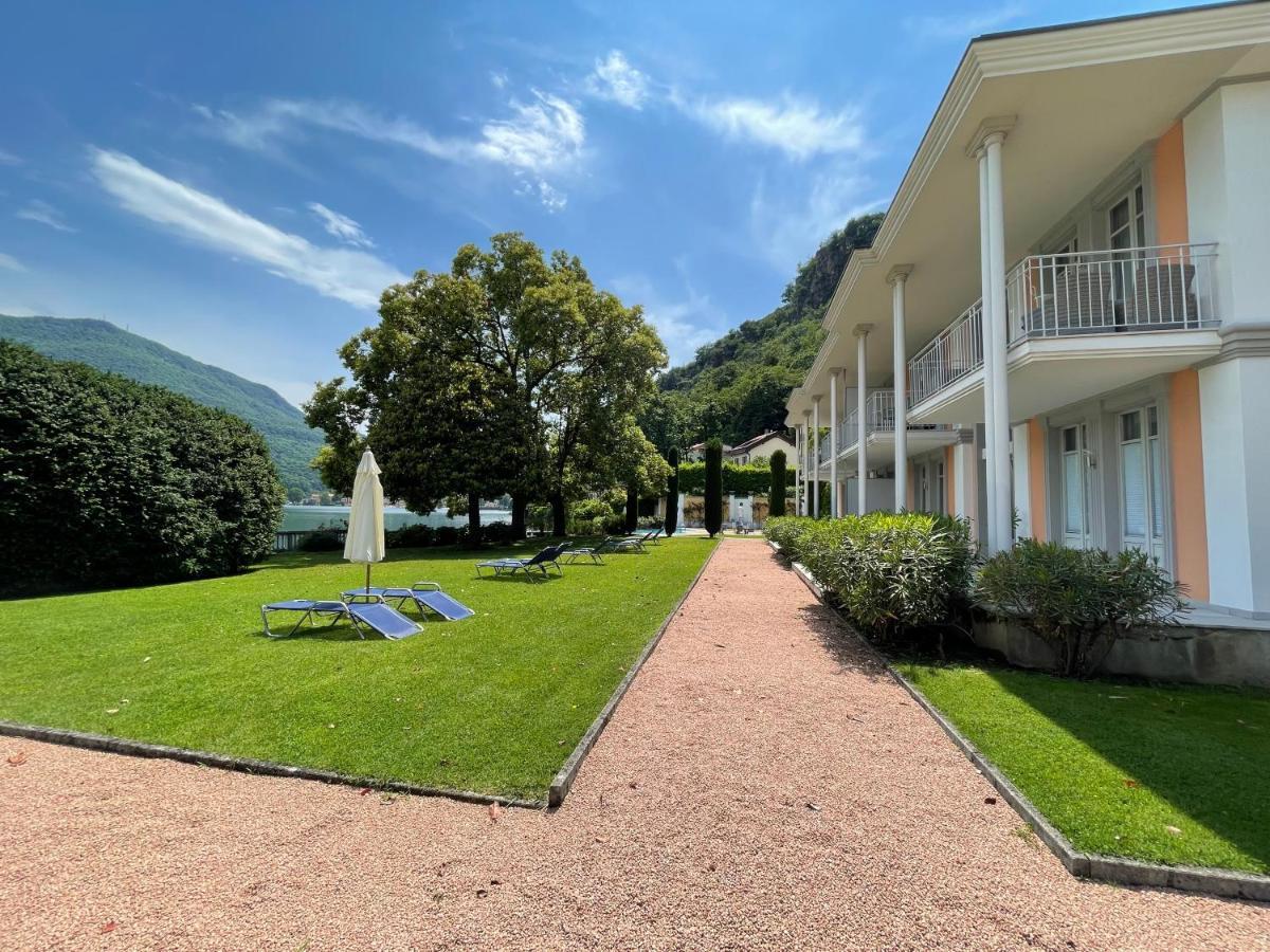Ville Lago Lugano Porto Ceresio Eksteriør bilde