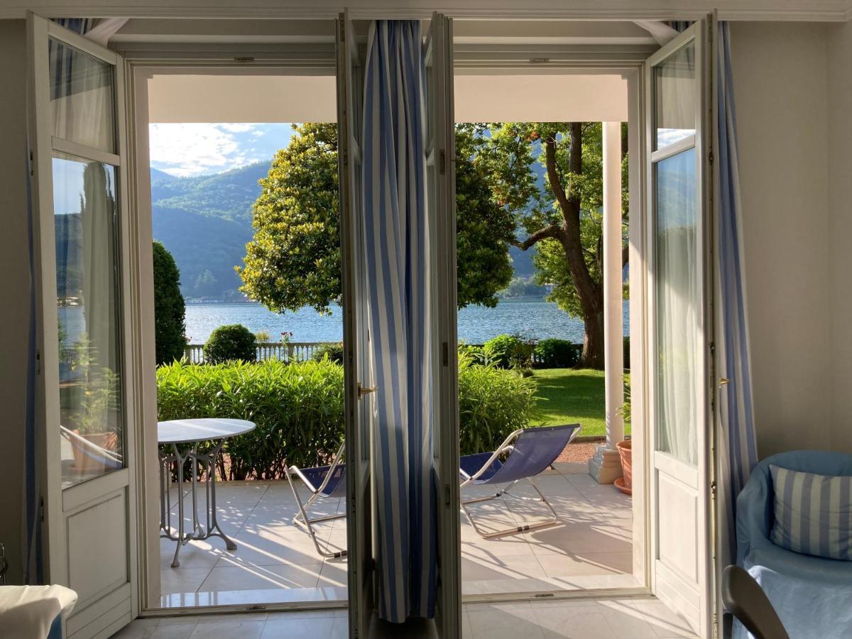 Ville Lago Lugano Porto Ceresio Eksteriør bilde