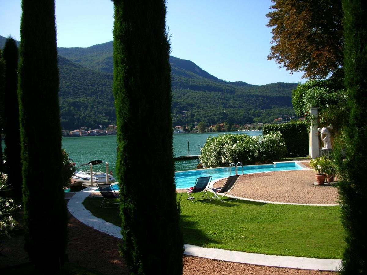 Ville Lago Lugano Porto Ceresio Eksteriør bilde