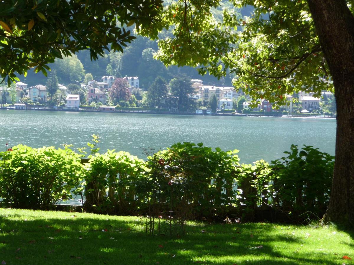 Ville Lago Lugano Porto Ceresio Eksteriør bilde