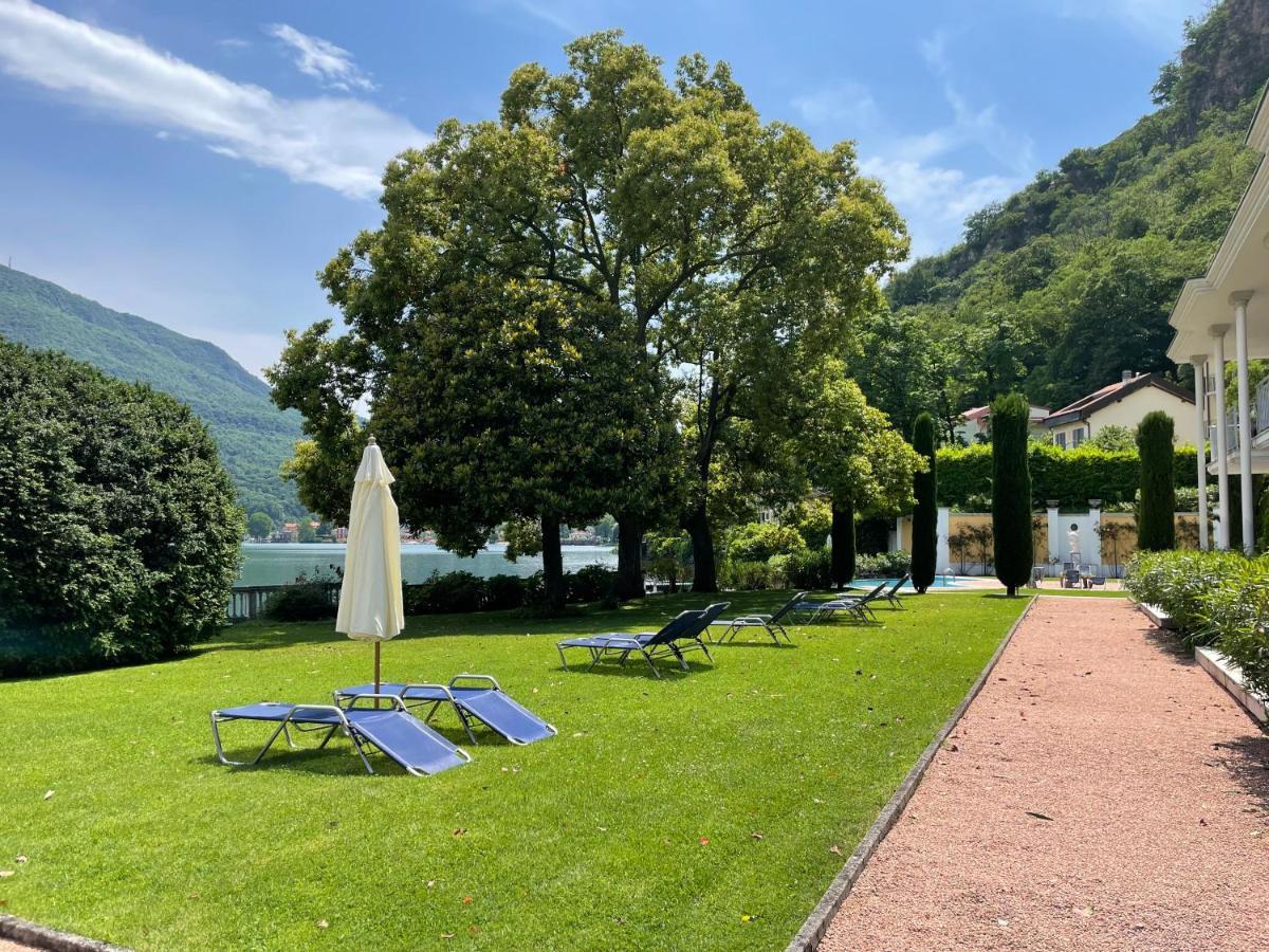 Ville Lago Lugano Porto Ceresio Eksteriør bilde