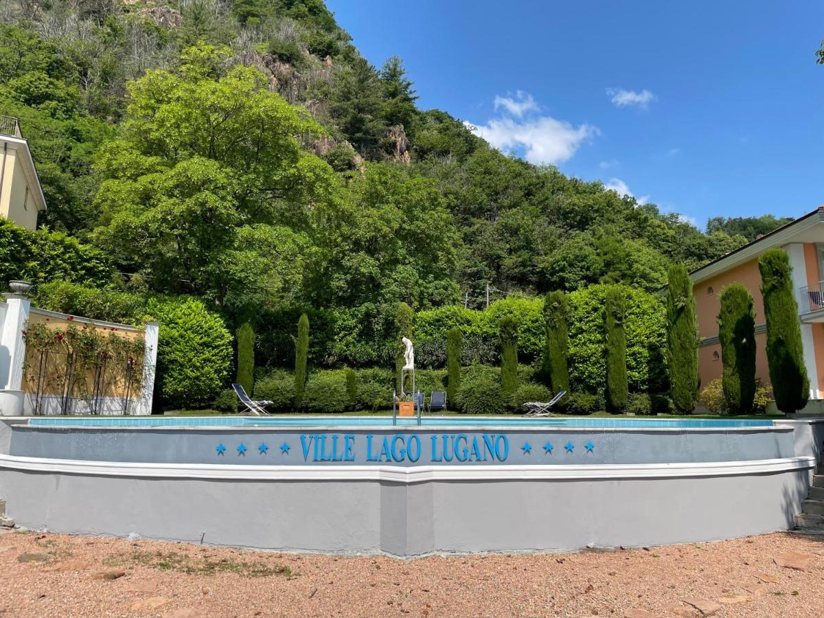 Ville Lago Lugano Porto Ceresio Eksteriør bilde